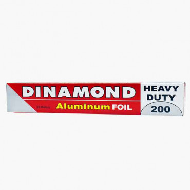 DINAMOND ALUMINUM FOIL 200 SQFT 0