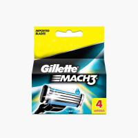 GILLETTE MACH3 CATRIDGE 4S جيليت شفرات الحلاقة ماك..