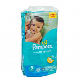PAMPERS SAF S5 52 JP JNR 5'S بامبرز حفاضات الاطفال حجم5 - 52 حبة