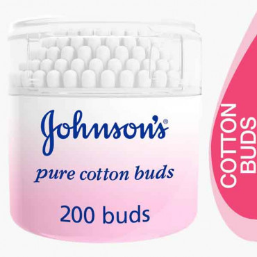 J&J COTTON BUDS 200S جونسون اعواد القطن للاذن 200 حبة 
