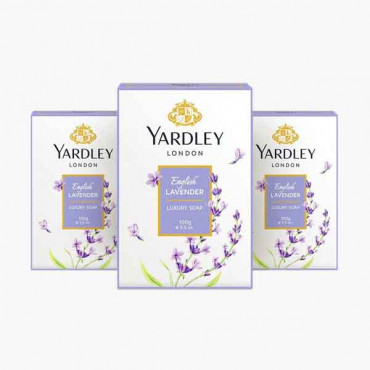 YARDLEY SOAP 100GM  2+1 ياردلي صابون 100 جرام 2+1