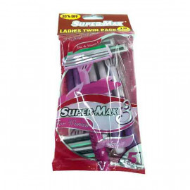 SUPERMAX 3DISP RZR LADIES 4S T/PACK 33%OFF شفرات حلاقة نسائيه