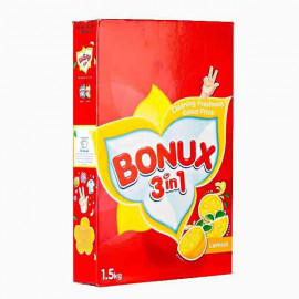 BONUX ACTIVE DET. POWDER CLNR LEMON 1.5KG بونكس مسحوق الغسيل / برائحة الليمون  1.5 كغ 