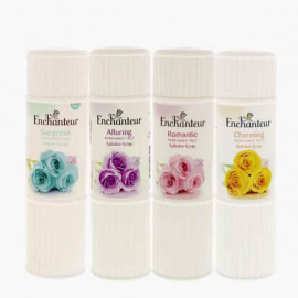 ENCHANTEUR TALC 125GM 3+1 PROMO بودرة معطرة 125 جرام 4حبه