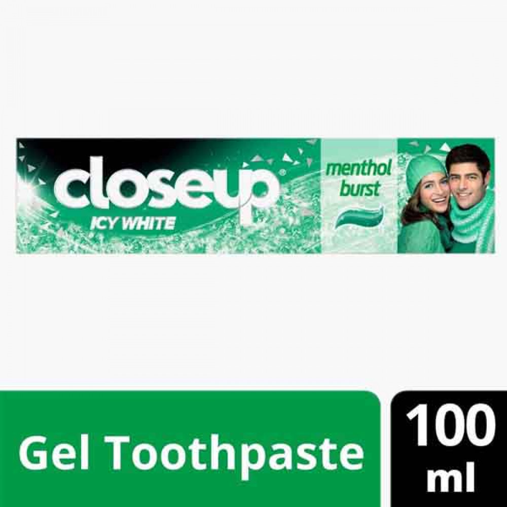 CLOSE UP T/PASTE ICY WHITE MENTHOL 100ML 0