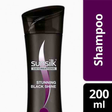 SUNSILK SHAMP BLACK SHINE(SDY) 200ML 0