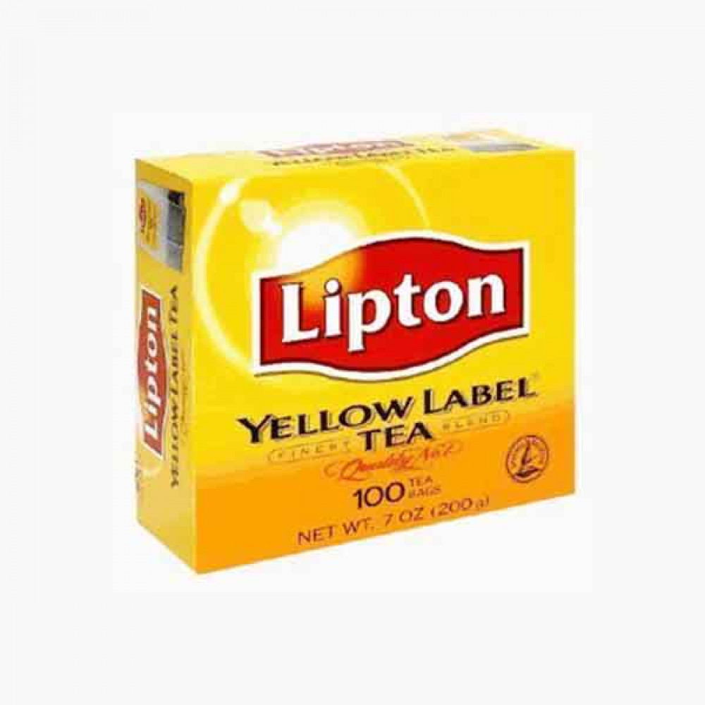 LIPTON YELLOW LABEL TEA BAGS 100'S شاي حقيبة ليبتون100س 