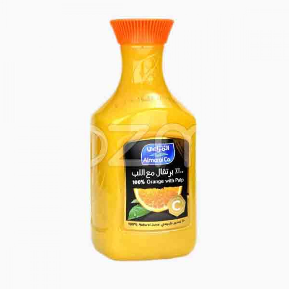 ALMARAI FRESH JUICE ORANGE W/PULP 1.5LTR عصير البرتقال المراعي 1.5لتر