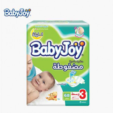 BABY JOY BABY DIAPER MEDIUM 68' 0