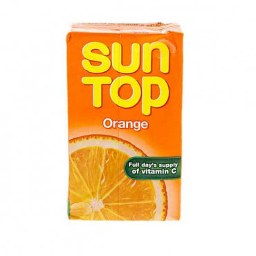 SUN TOP ORANGE DRINK 250ML عصير سنتوب نكهة البرتقال 250 ملي