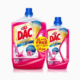 DAC DISINFECTANT GOLD ROSE 3LTR+1LTR FREE 0