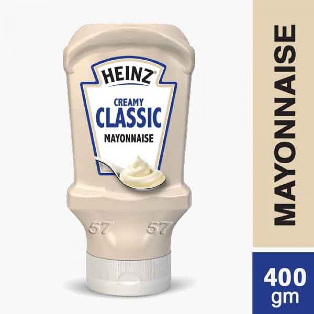 HEINZ MAYONNAISE REGULAR 400 ML هاينيز مايونيز العادي 400 ملم