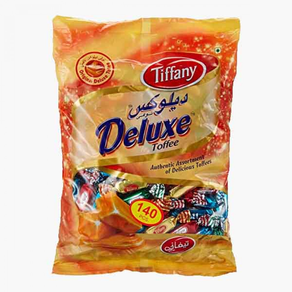 TIFFANY DELUXE TOFFEE POUCH 700GM توفي ديلكس تيفاني 700جرام