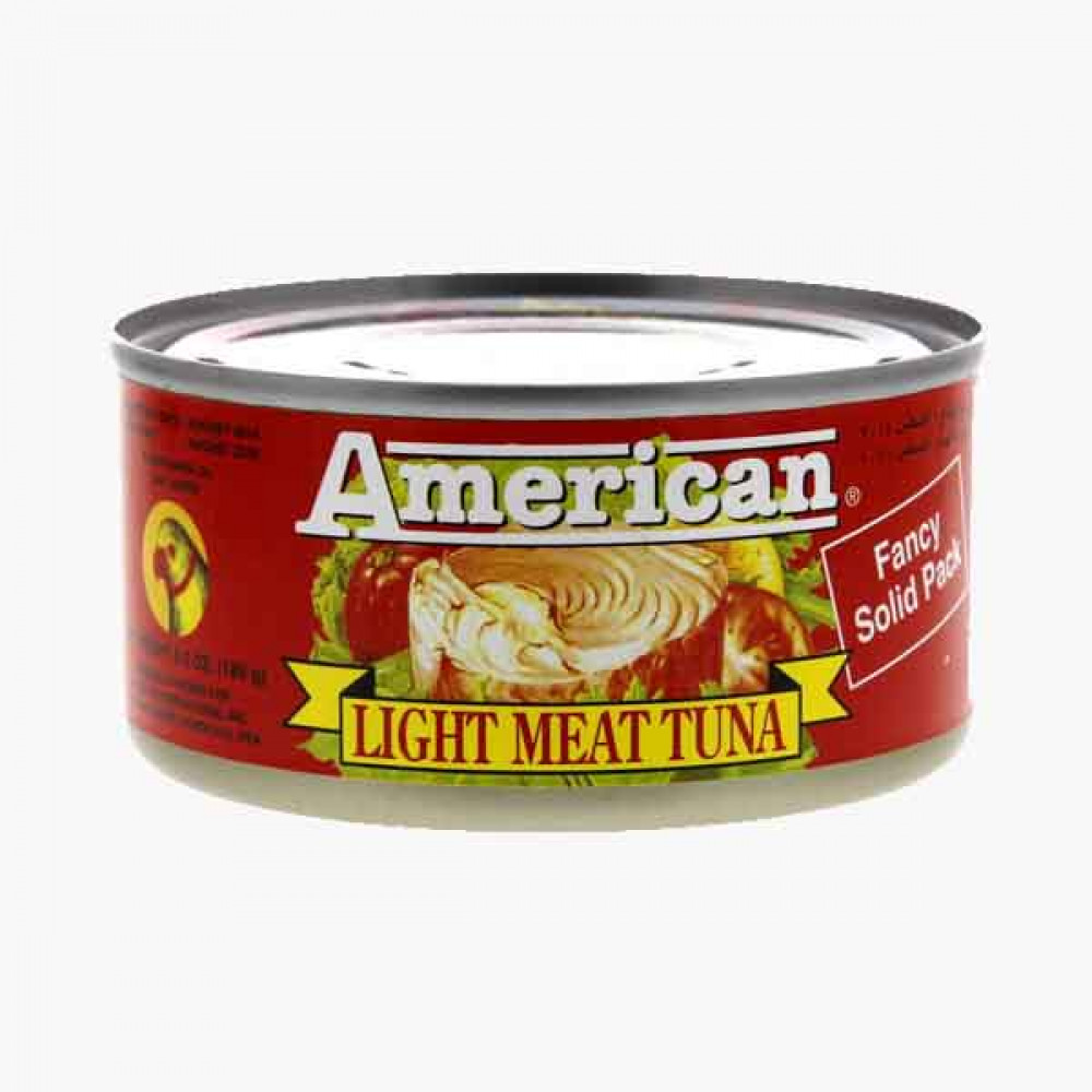 AMERICAN LIGHT MEAT TUNA FANCY 185 GM لحم تونا امريكان 185جرام