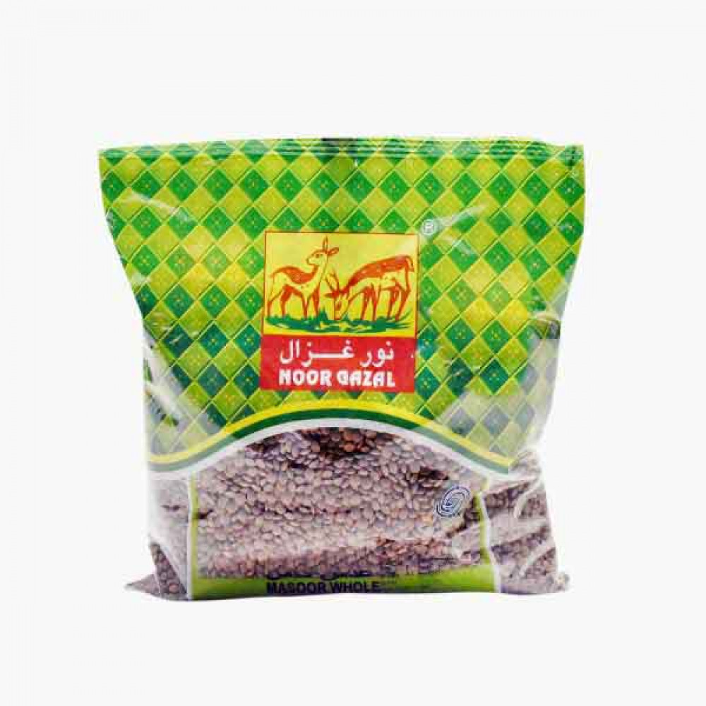 GAZAL MASOOR WHOLE 500GM دال احمر كامل غزال500جرام