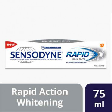 SENSODYNE T/P RAPID ACTION WHITENING 75ML 0