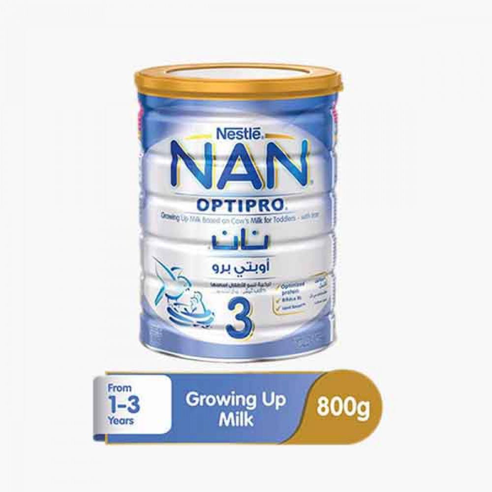 NESTLE NAN 3 OPTIPRO 800GM نستل نان 3 اوبتربرو 800 جرام