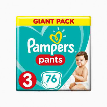 PAMPERS PANTS GIANT PACK S3 76 0