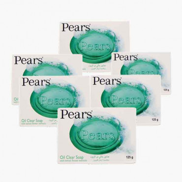 PEARS OIL CLEAR SOAP 125GM 5+1 OFFER 0