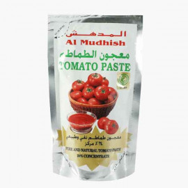 AL MUDHISH TOMATO PASTE SACHET 70GM معجون طماطم المدهش 70جرام