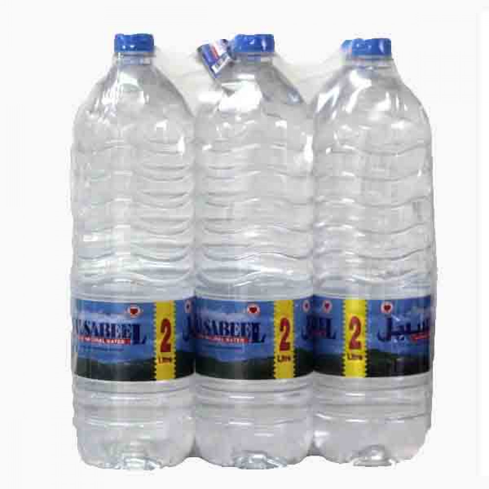 SALSABEEL MINERAL WATER 6X2LTR مياه شرب معدنية سلسبيل 6*2 لتر