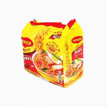 NESTLE MAGGI NOODLES 2MINUTE CURRY MP 10X79GM اندومي بنكهه الكاري 10*79جرام